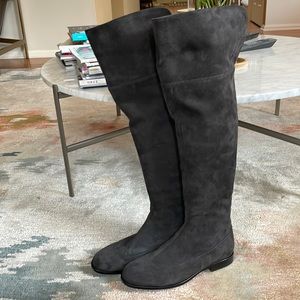 Jill Sander knee high boots.